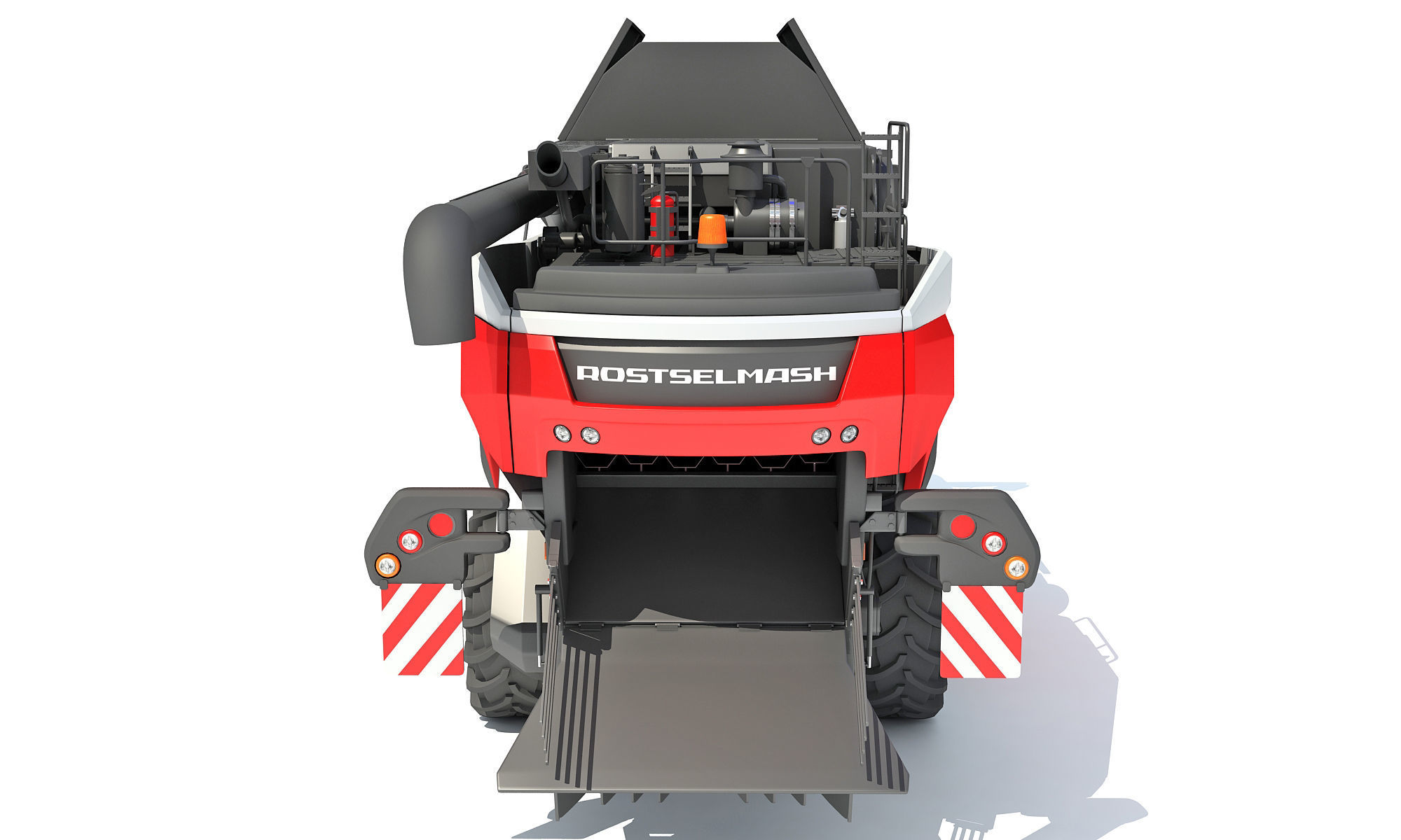 Combine Harvester Rostselmash 3D model_7