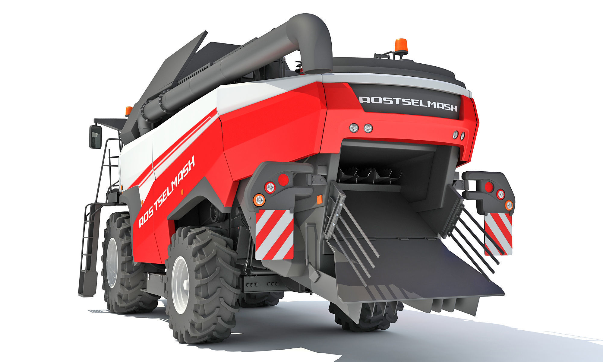Combine Harvester Rostselmash 3D model_6
