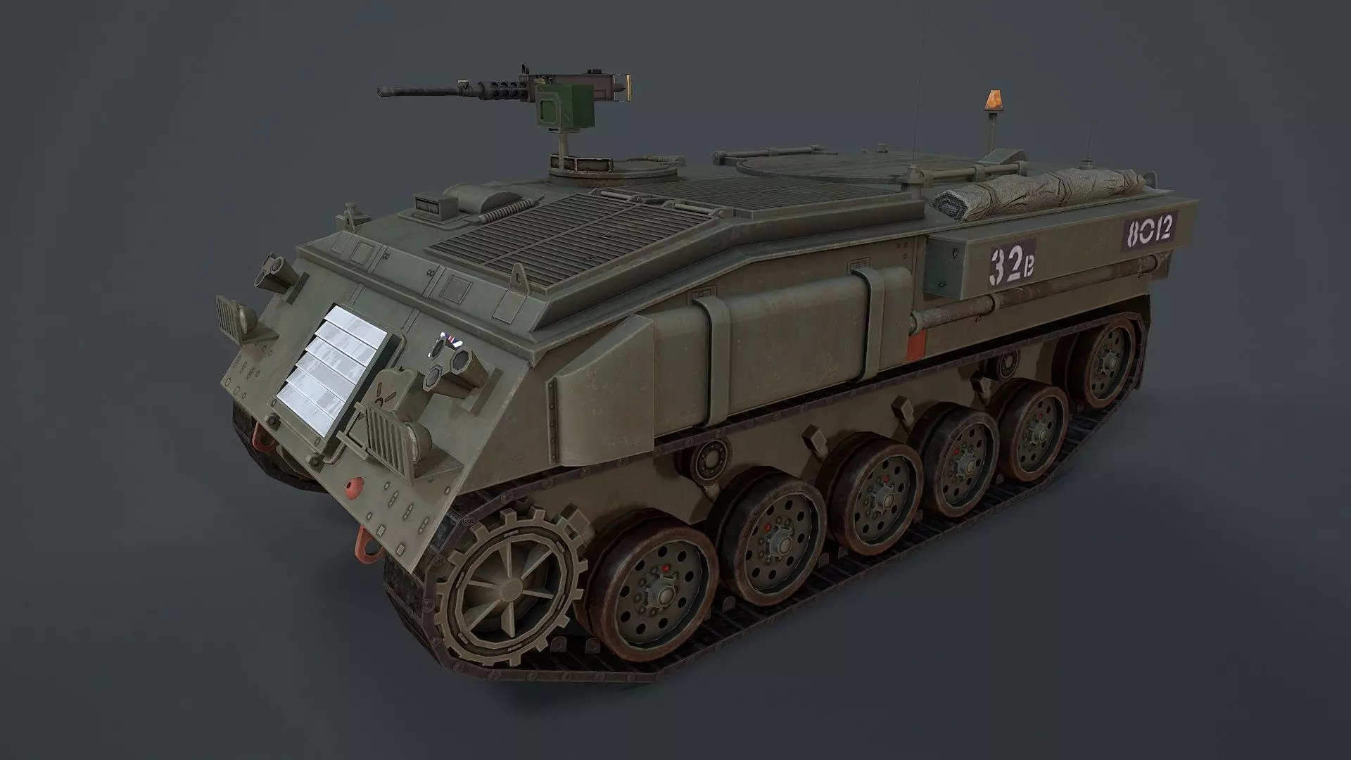 FV432 APC Low-poly 3D model