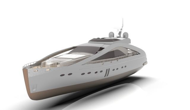 SUPER YACHT CONCEPT DESIGN  3D model_3