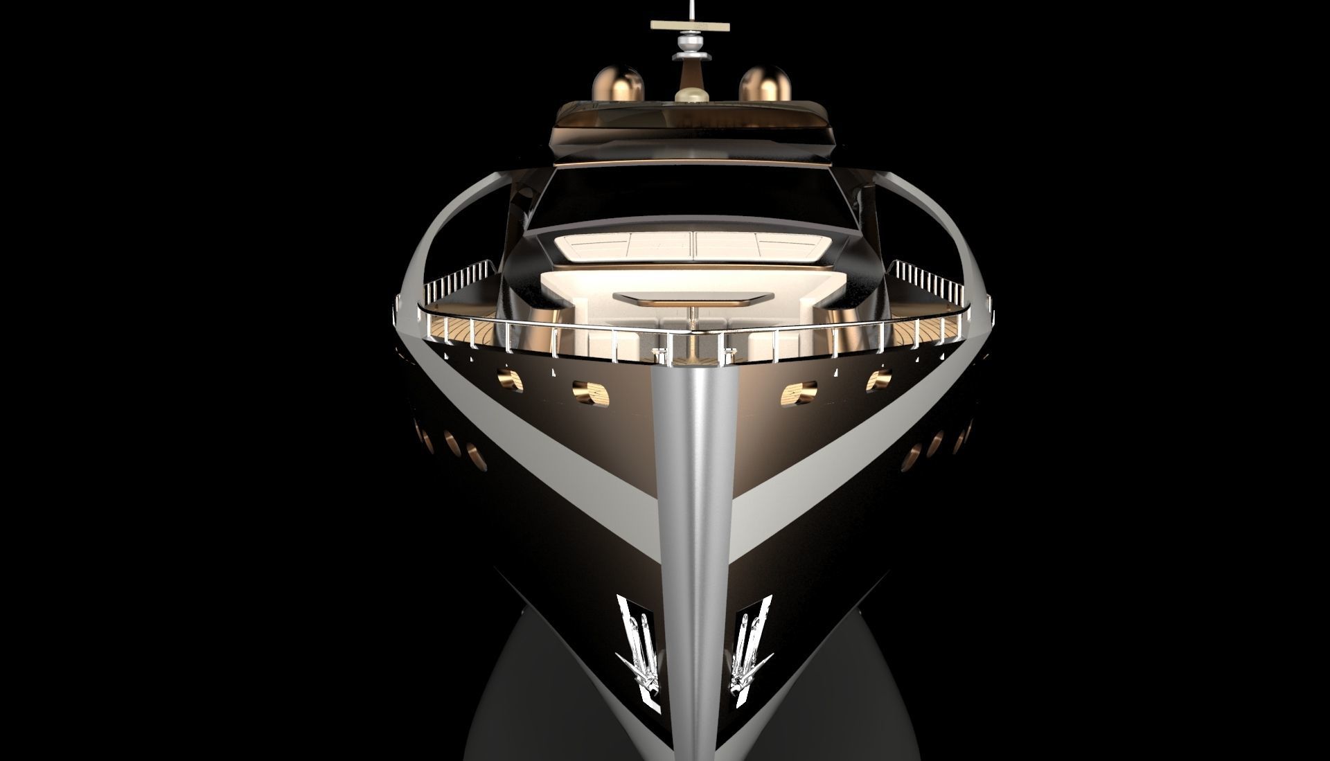 SUPER YACHT CONCEPT DESIGN  3D model_2