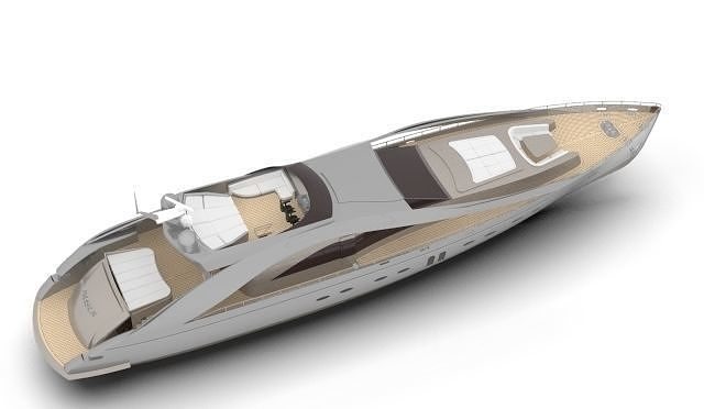 SUPER YACHT CONCEPT DESIGN  3D model