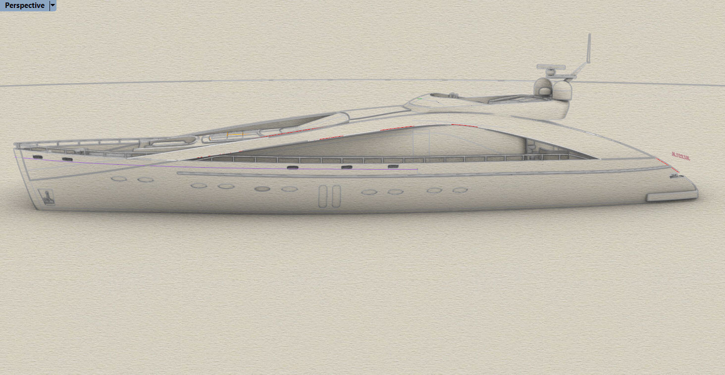 SUPER YACHT CONCEPT DESIGN  3D model_9