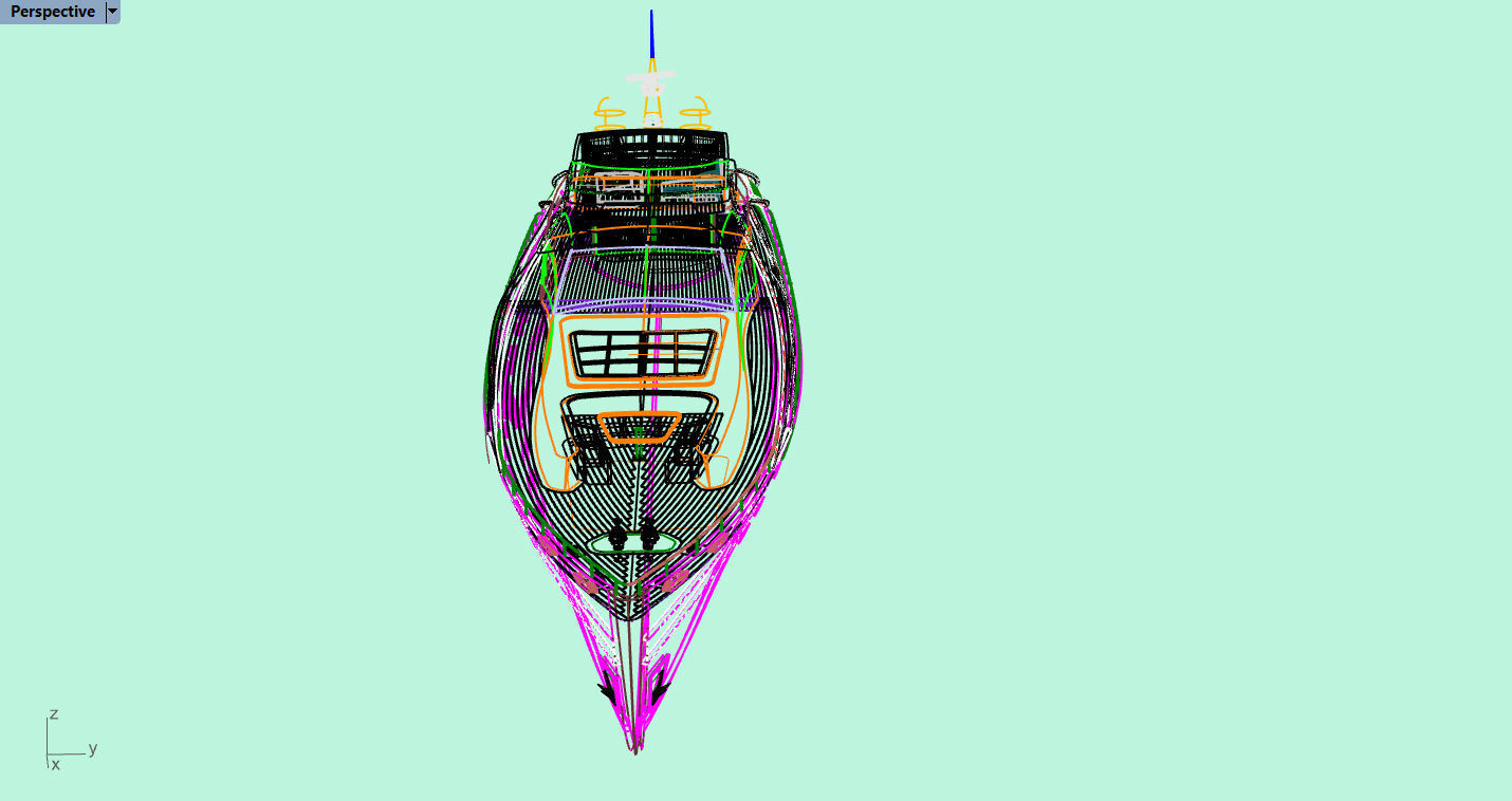 SUPER YACHT CONCEPT DESIGN  3D model_12