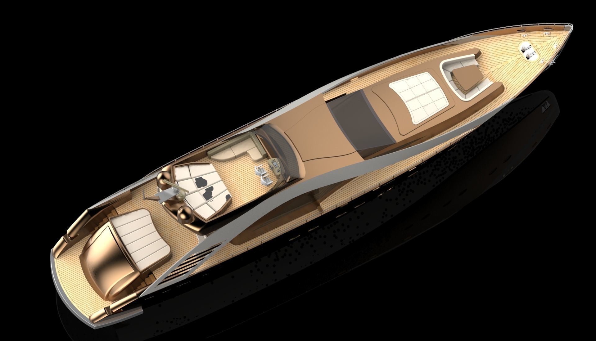 SUPER YACHT CONCEPT DESIGN  3D model_1