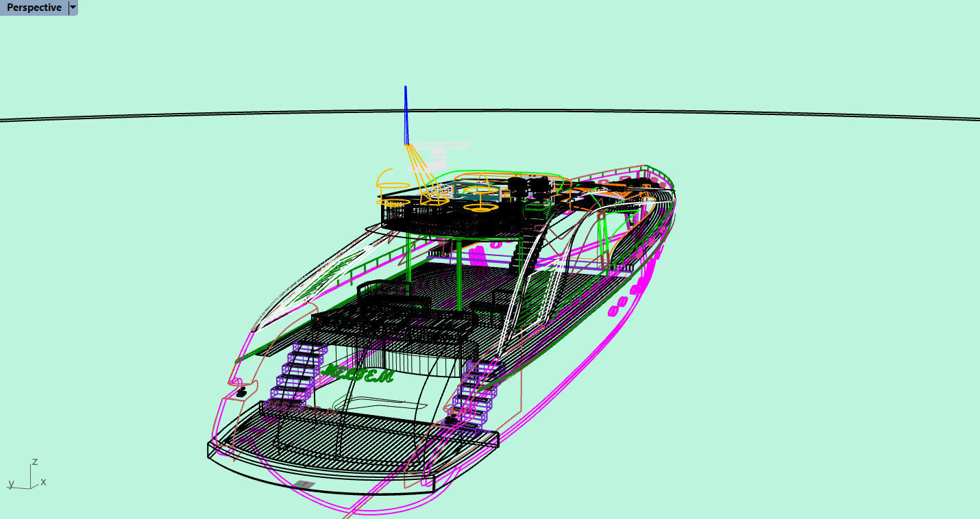 SUPER YACHT CONCEPT DESIGN  3D model_10