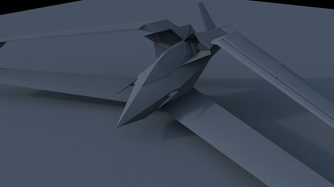 nightfury-XS helicopter Low-poly 3D model