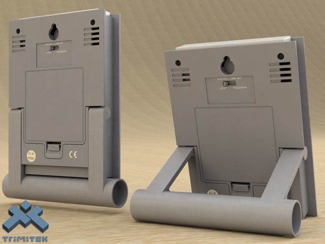 Digital Alarm Clock - animated 3D model_16