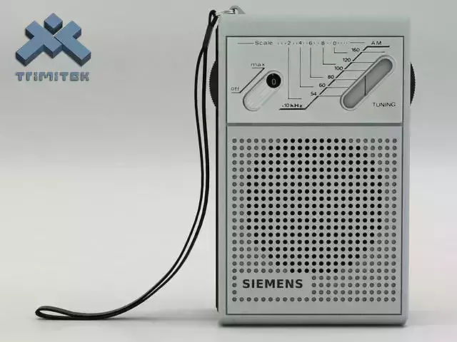 Photorealistic Small Radio Transistor 3D model