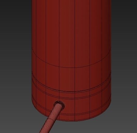 Vintage Pendant Lamp 3D model_4