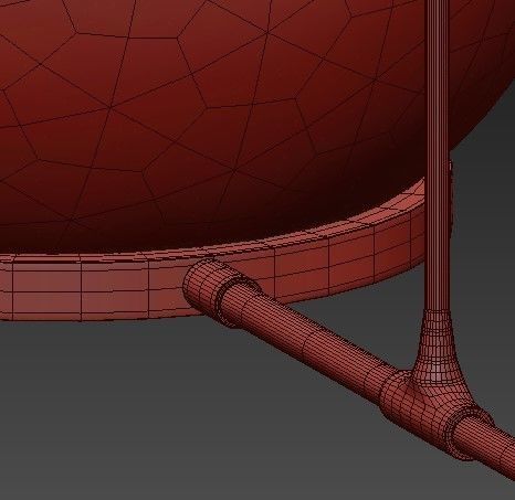 COLUMBIA two spheres hanging from ceiling 3D model_3