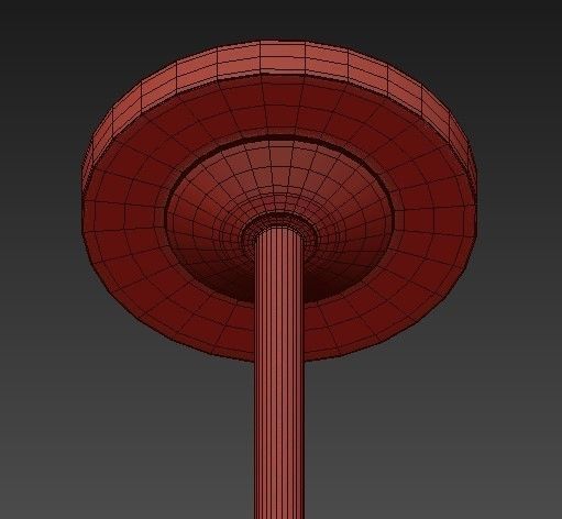 COLUMBIA two spheres hanging from ceiling 3D model_4