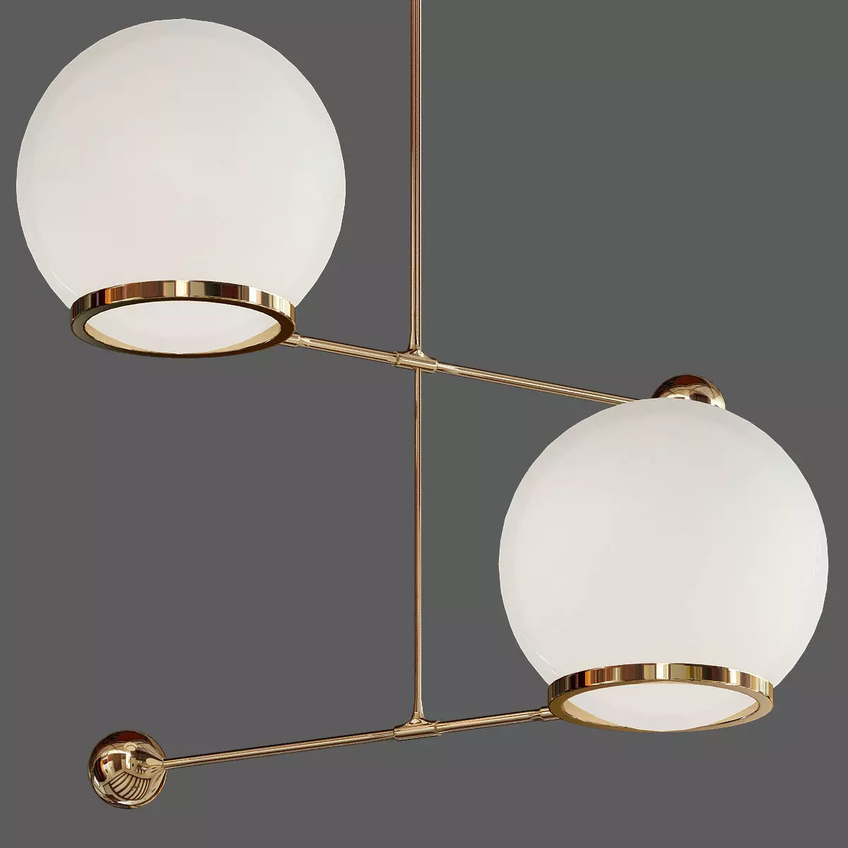 COLUMBIA two spheres hanging from ceiling 3D model_0