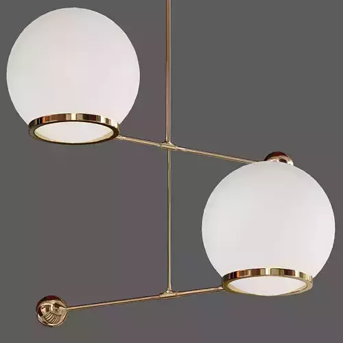 COLUMBIA two spheres hanging from ceiling