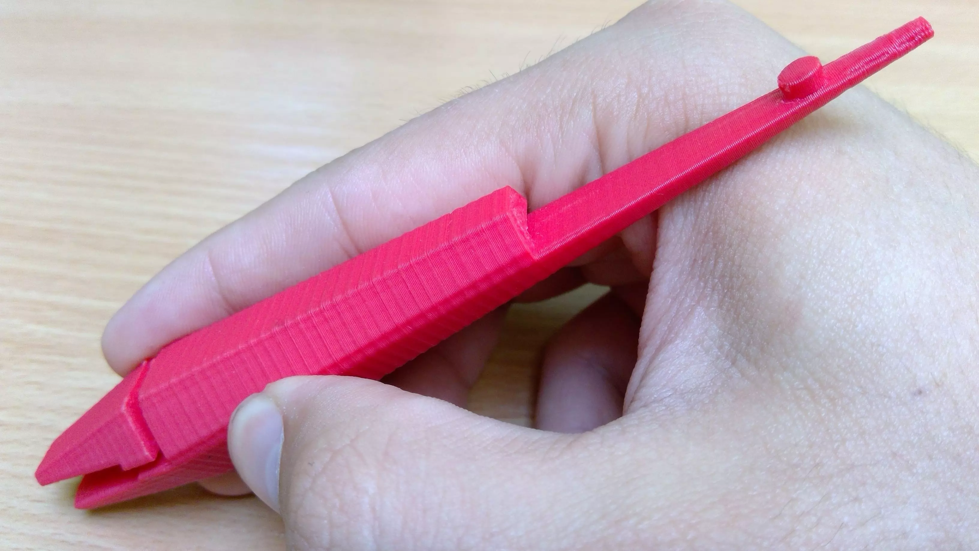 Easy functional stick and poke handle 3d print model 3D print model_0