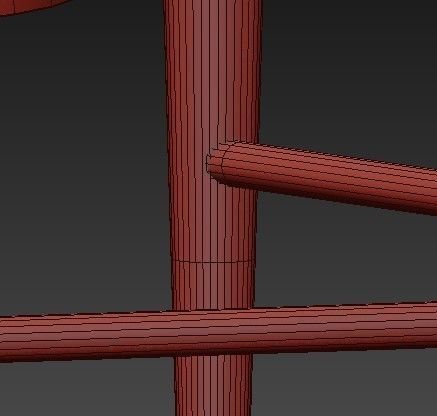 Ganador 5 Light Shaded Chandelier 3D model_1