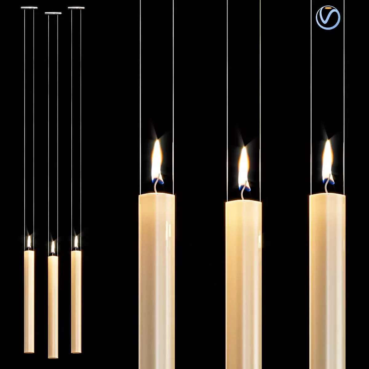 FlyCandle Fly suspended candle 3D model