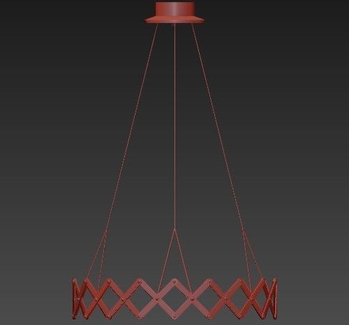 Zoom Chandelier 3D model_5