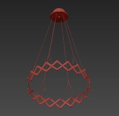 Zoom Chandelier 3D model_1