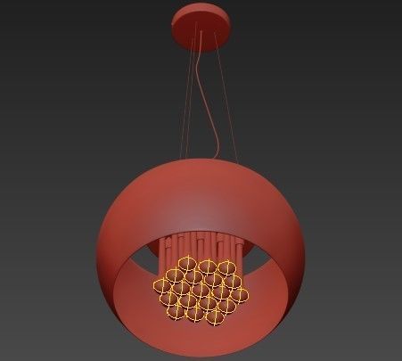 Argos Pendant Light 3D model_2