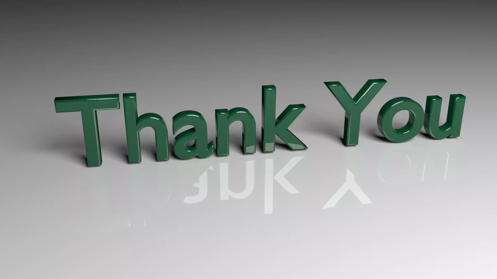 Disappear Thank You Text Animation 3D model_0