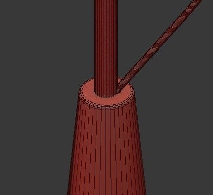 CASTORE four spheres hanging from ceiling 3D model_4