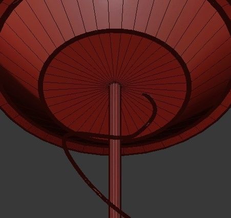 CASTORE four spheres hanging from ceiling 3D model_3