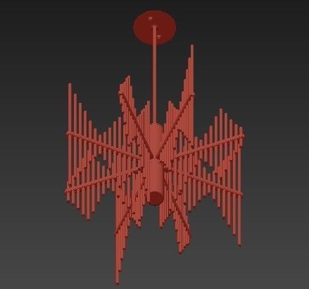 Corbett Lighting 238 42 Gold Leaf 3D model_3