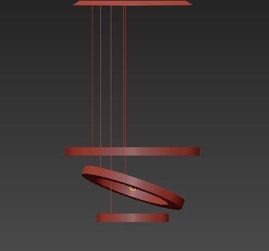 Marchetti Crystal Pendant lamp Canopus LED 3D model_2