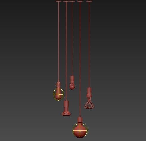 TECH Lighting Pendants 3D model_4