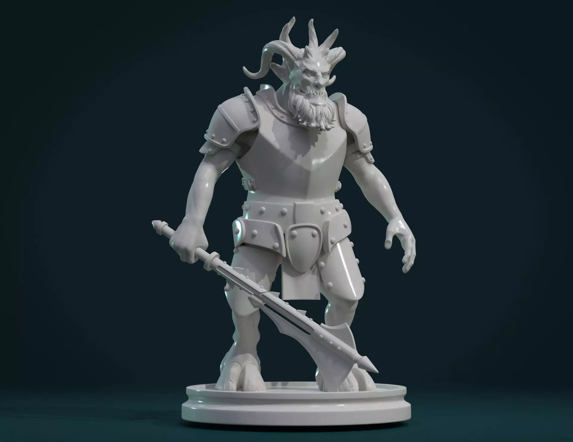 Demon figure III 3D print model_0