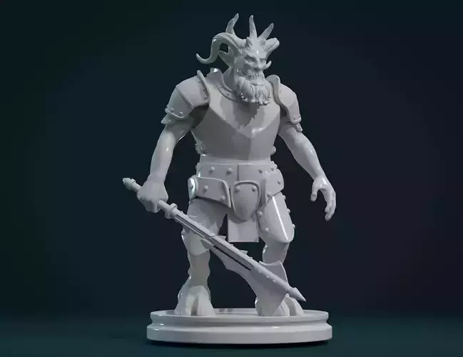 Demon figure III 3D print model