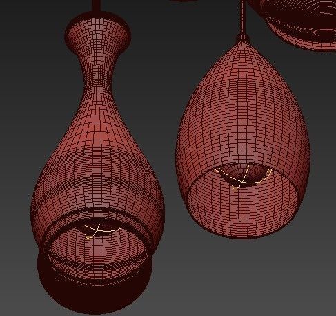 Hanglamp Drops  Wonen  Lighting 3D model_8