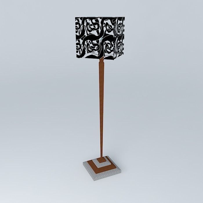 Floor lamp Free 3D model_1