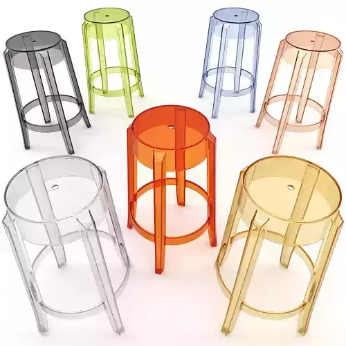 Charles Ghost Stool 4898 3D model