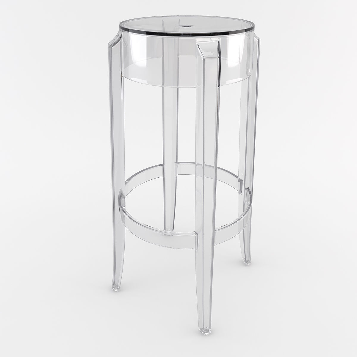 Charles Ghost Stool 4899 3D model_2