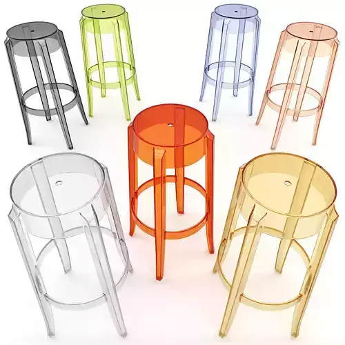 Charles Ghost Stool 4899 3D model