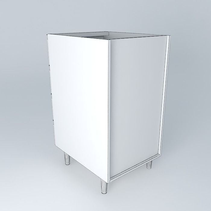 Desk drawers Free 3D model_4