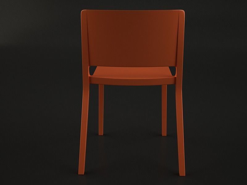 Lizz Chair set Low-poly 3D model_8