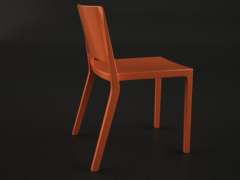 Lizz Chair set Low-poly 3D model_15