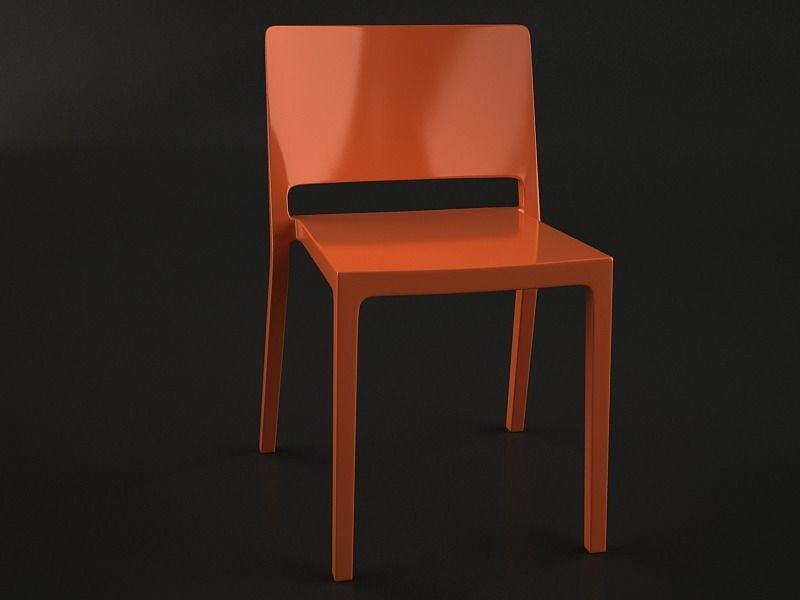 Lizz Chair set Low-poly 3D model_12