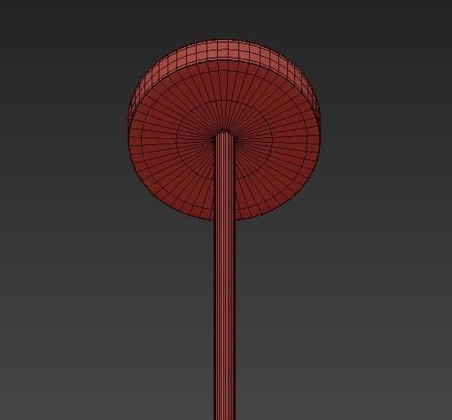 Glass Pendant Light 3D model_3