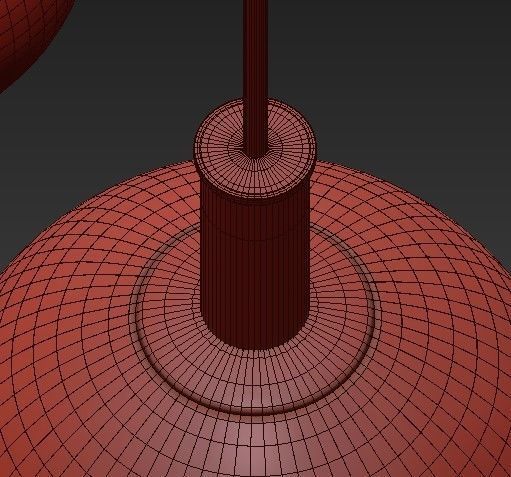 Glass Pendant Light 3D model_5