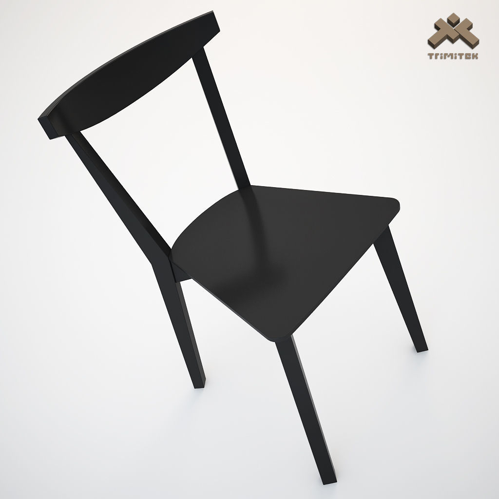 Evergreen Dining Chair and Barstool Set 3D Model Collection_16