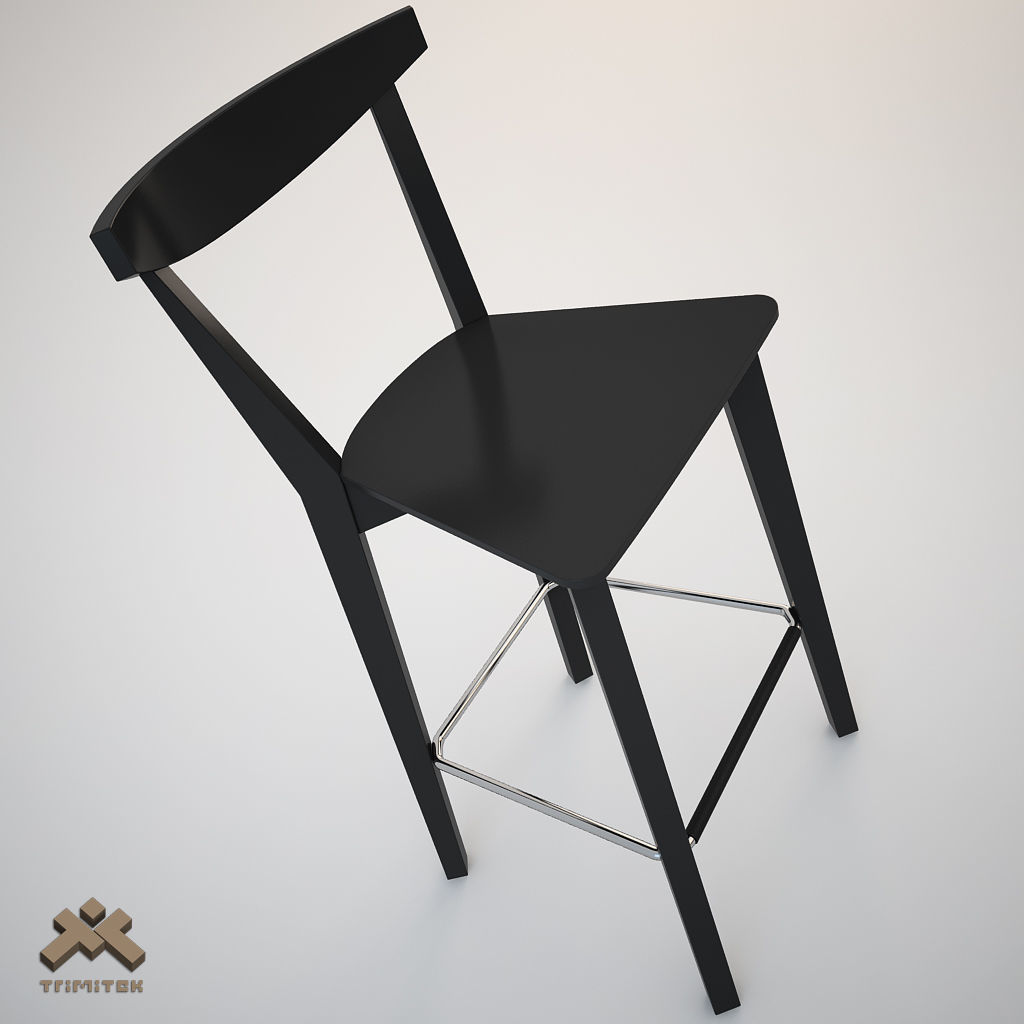 Evergreen Dining Chair and Barstool Set 3D Model Collection_9