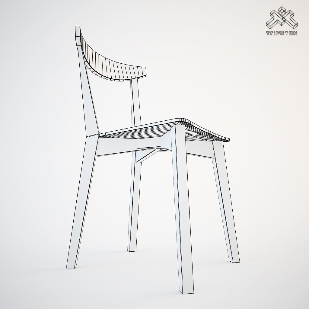Evergreen Dining Chair and Barstool Set 3D Model Collection_32