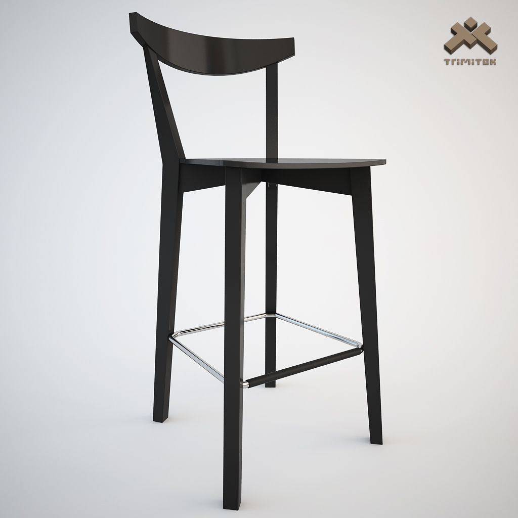 Evergreen Dining Chair and Barstool Set 3D Model Collection_6