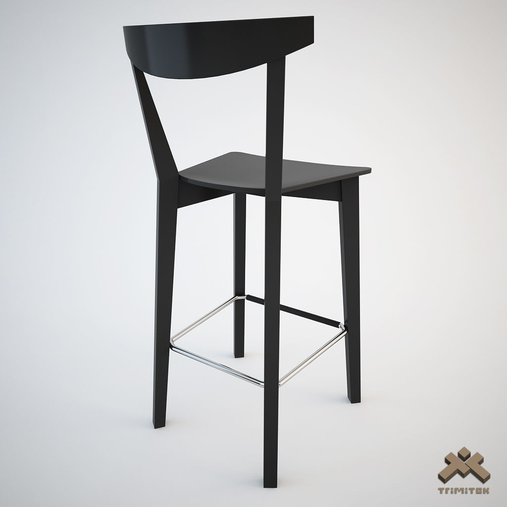 Evergreen Dining Chair and Barstool Set 3D Model Collection_13