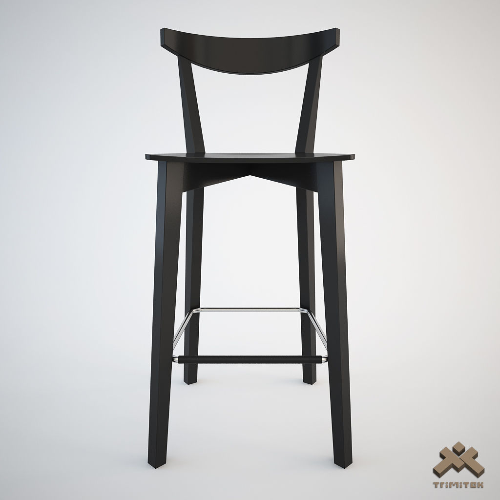 Evergreen Dining Chair and Barstool Set 3D Model Collection_12