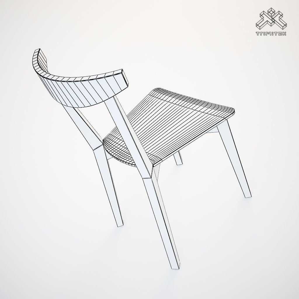 Evergreen Dining Chair and Barstool Set 3D Model Collection_18